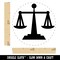 Scales of Justice Legal Lawyer Icon Rubber Stamp for Stamping Crafting Planners